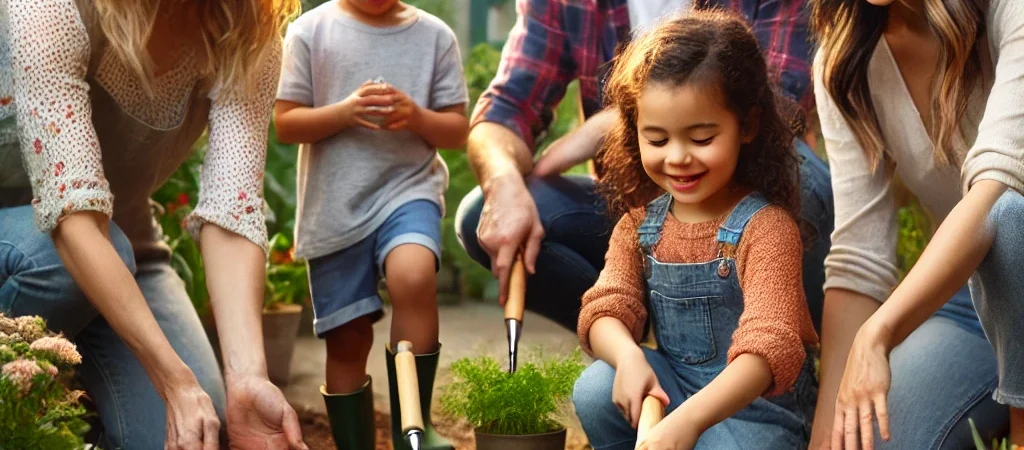 Les bénéfices à faire un jardin potager avec ses enfants : un projet familial enrichissant